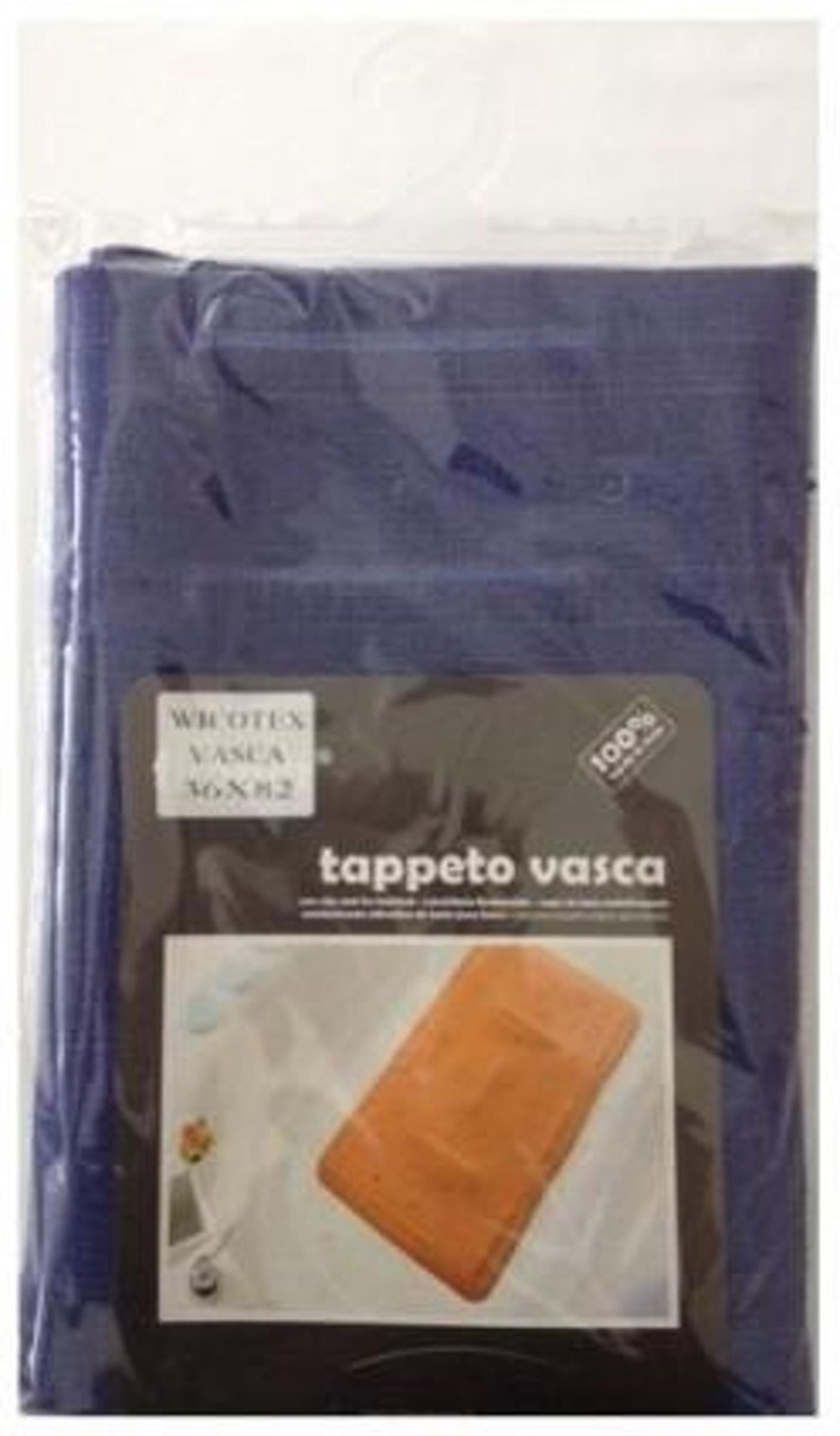 Wicotex antislip badmat 36x82cm blauw