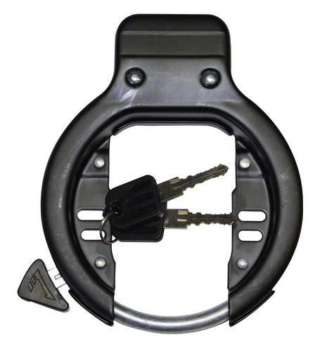 Qtcycletech qt ringslot+ bevestigings materiaal zwart