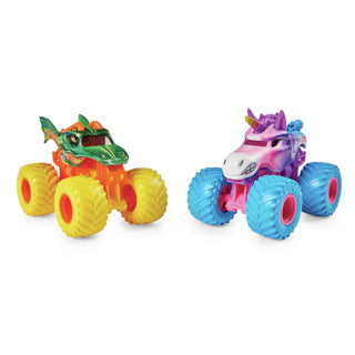 Spinmaster monster jam true metal - officiële monstertrucks - schaal 1:64