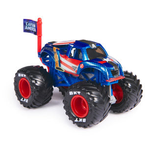 Monster jam 1:64 1 pack marvel (ass) | 2 stuks