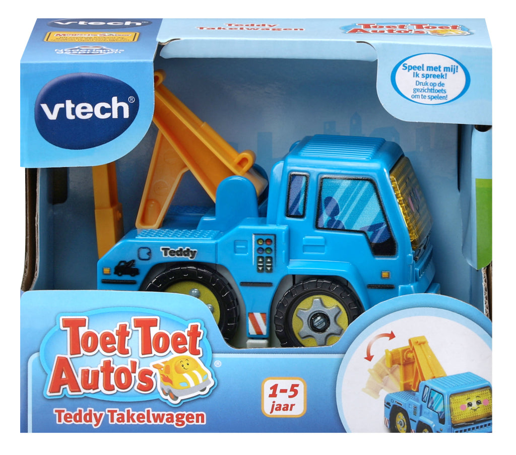 Vtech toet toet teddy takelwagen + licht en geluid