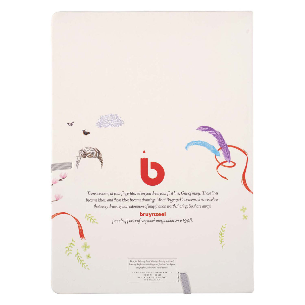 Bruynzeel creatives schets notitieboek a4 140 g m² 80 vellen