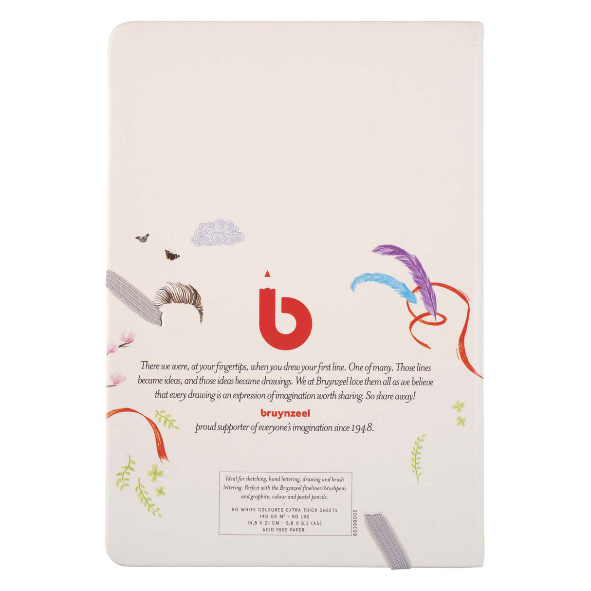 Bruynzeel creatives schets notitieboek a5 140 g m 80 vellen