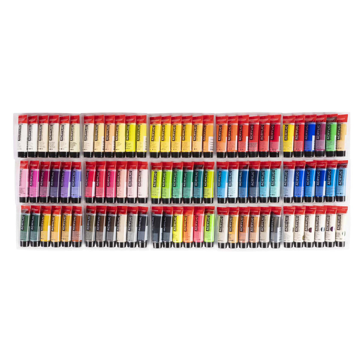 Bruynzeel amsterdam standard series acrylverf complete collectie set 20ml, 90dlg.