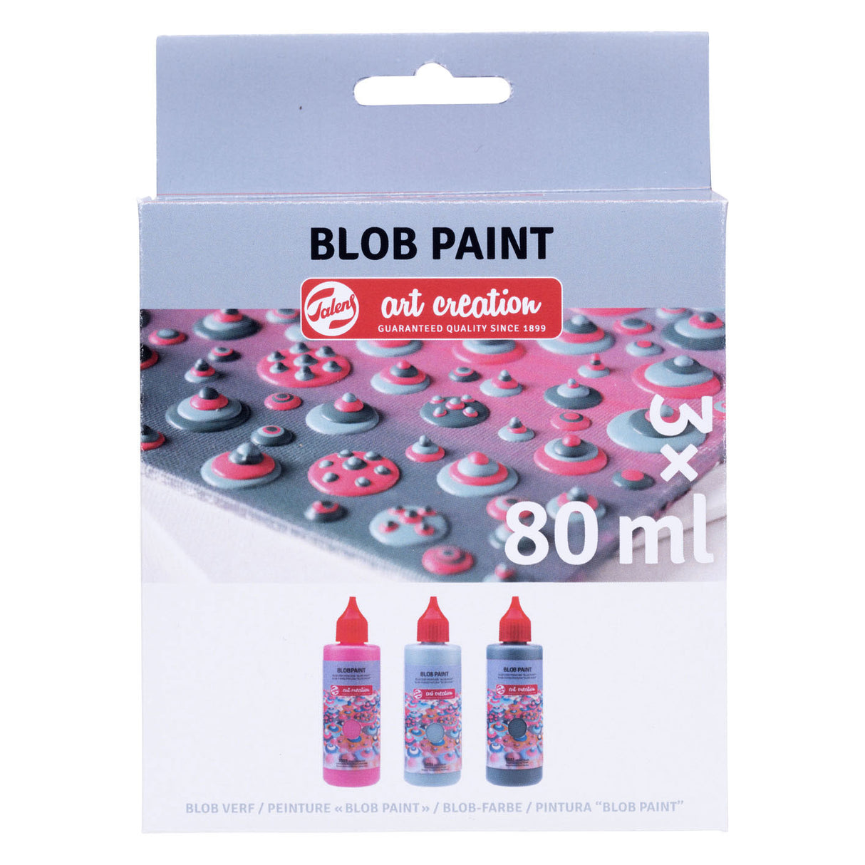 Talens art creation blobverf roze, 3dlg.