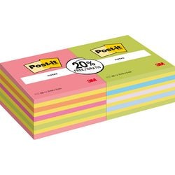Kleurkubus post-it 2028nx2 76x76mm assorti-neon