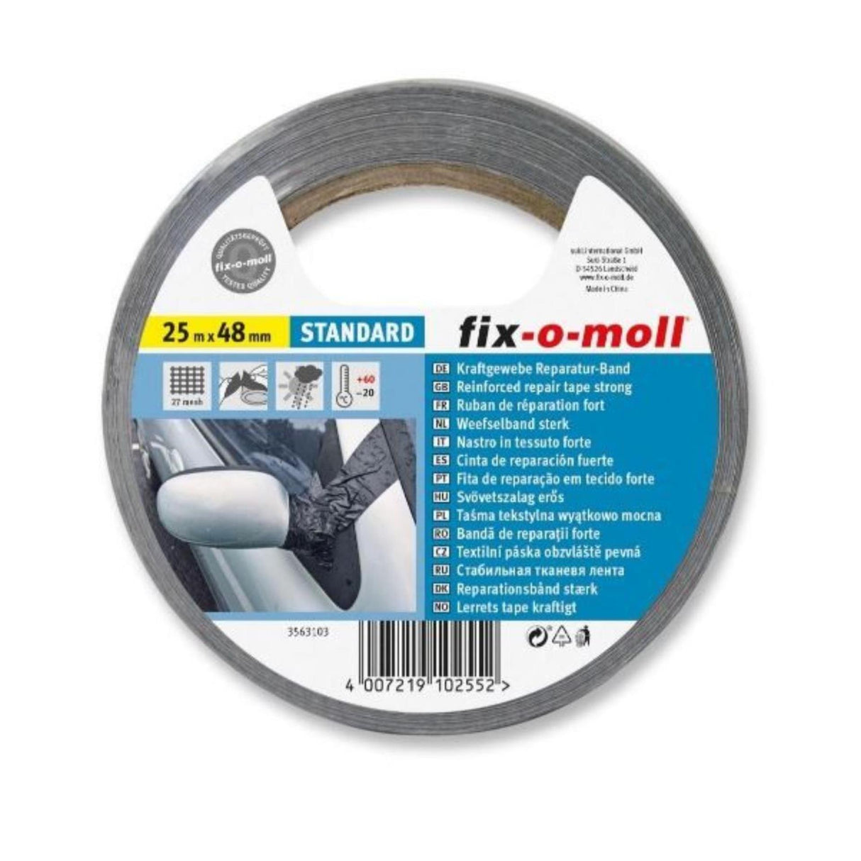 Fix-o-moll universeel power band 25mtrx48mm