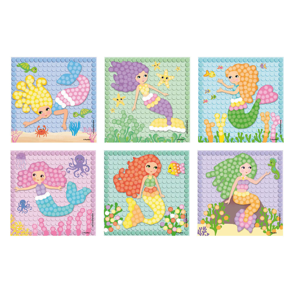 Playmais mosaic zeemeermin