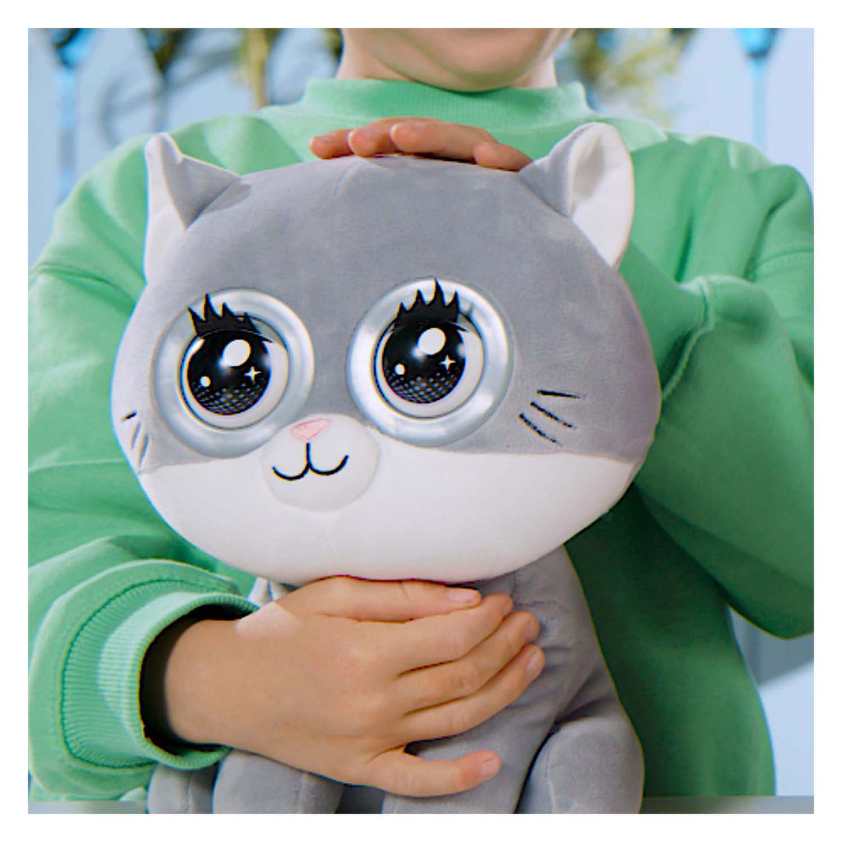 Silverlit winksies blauwe kat interactieve knuffel