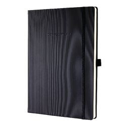 Sigel notitieboek - conceptum pure - a4 - zwart - hardcover - 194 pagin's - 80 grams - lijn - si-co112