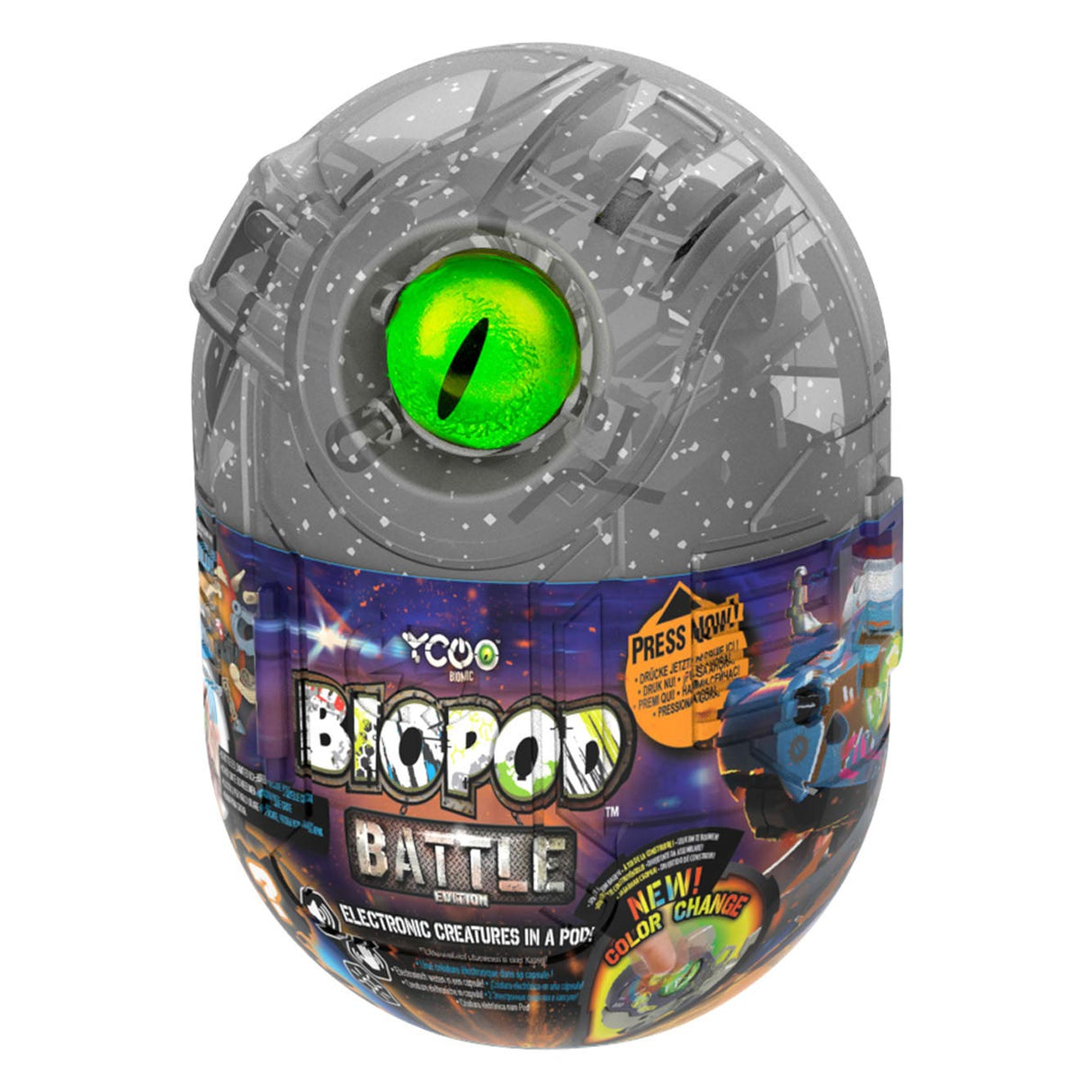 Silverlit biopod battle single - bouw je eigen dino - oplichtende ogen - met geluid