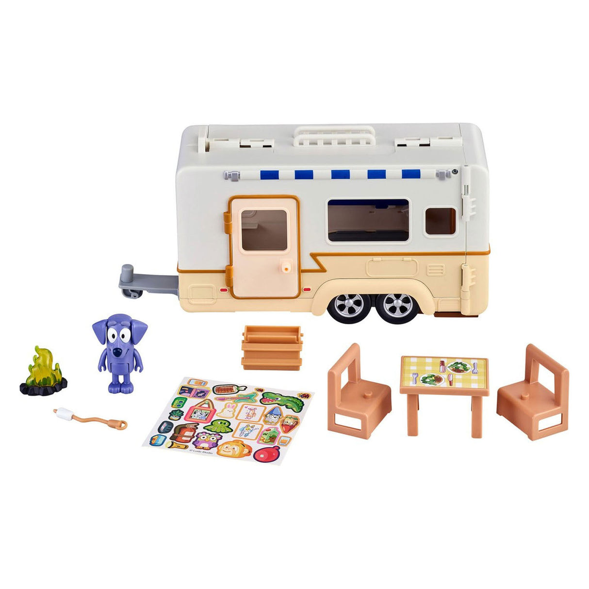 Moose toys bluey kampeeravonturen speelset