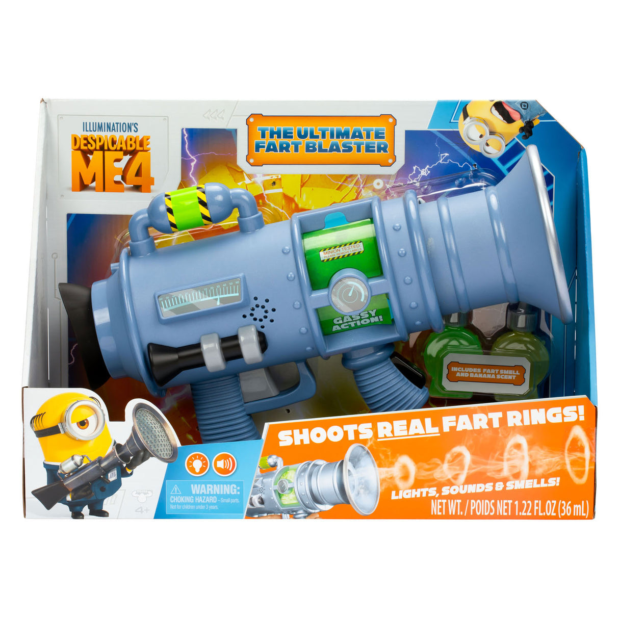Spectron despicable me 4 - ultimate fart blaster met licht en geluid