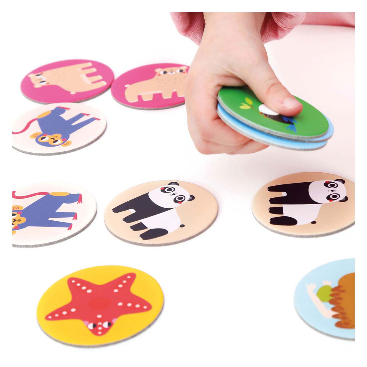 Banana panda on-the-go memo spel wilde dieren 2+