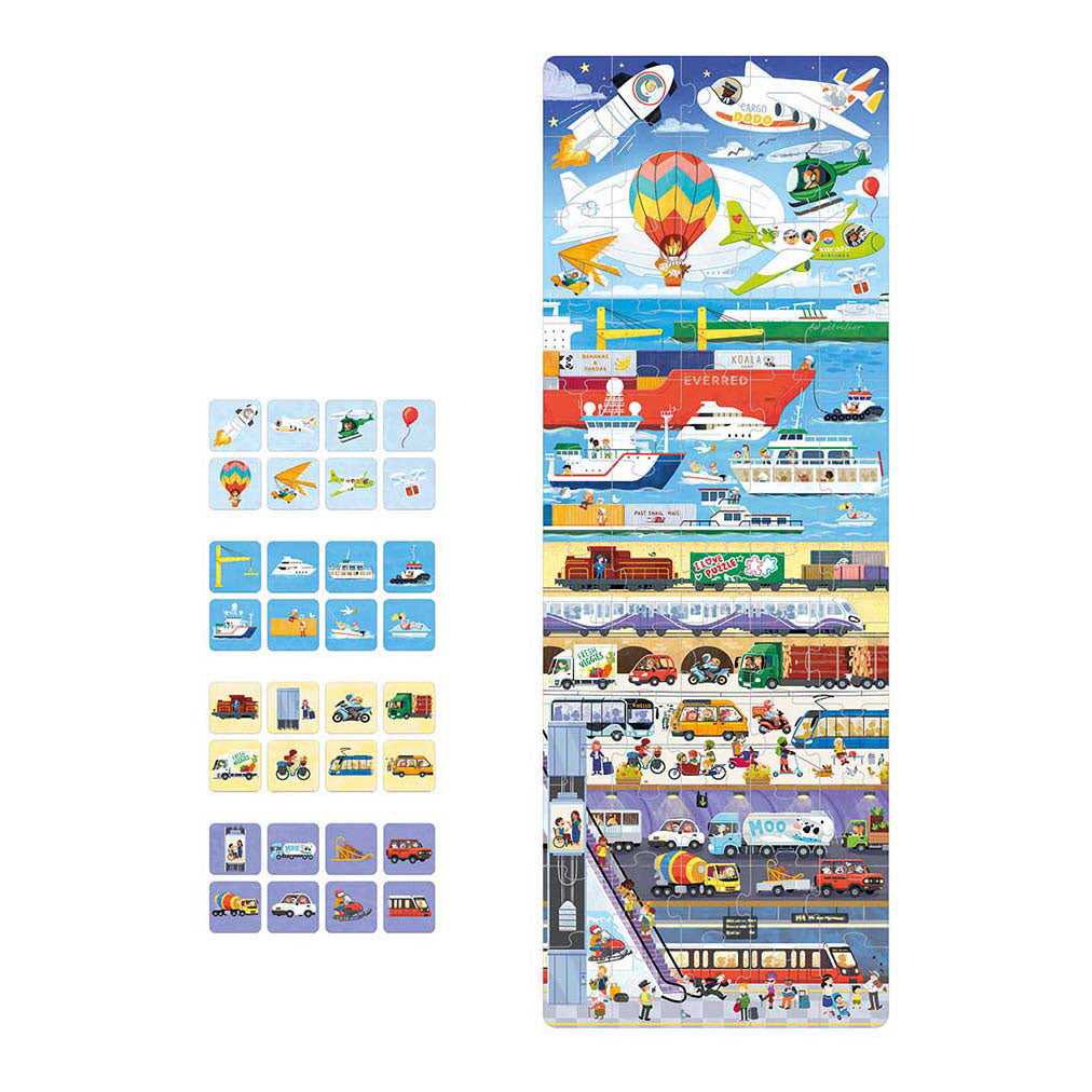 Banana panda - puzzel transport - 24st.