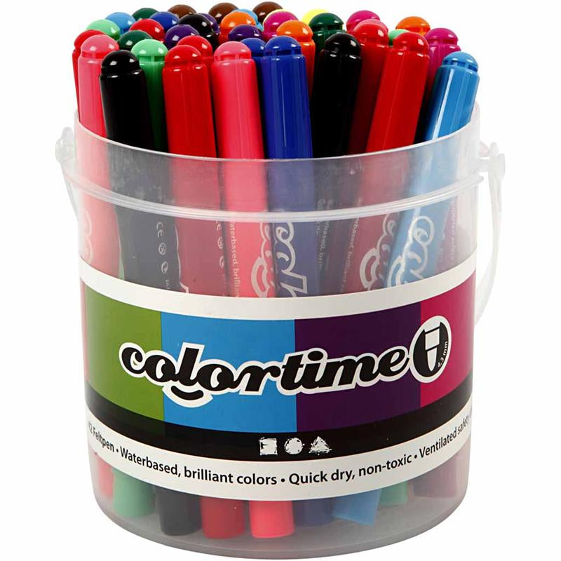 Creativ company https: www.cchobby.nl colortime-stiften-lijndikte-5-mm-diverse-kleuren-42-stuk-1-doos