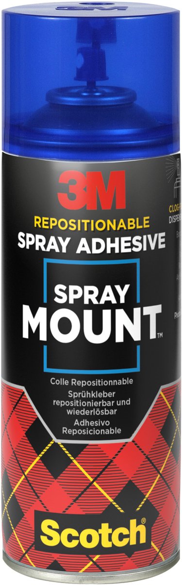 3m ™ scotch-weld spray mount, transparant, 400 ml