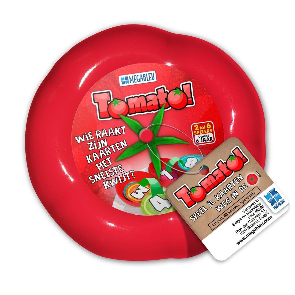 Megableu tomato - kaartspel - familiespel - supersnel kaarten afleggen