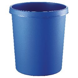 Prullenbak helit 18 liter blauw
