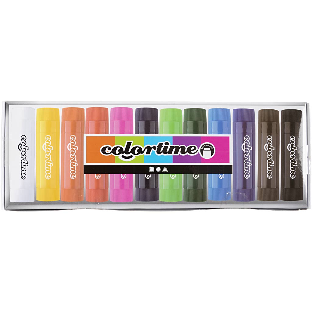 Creativ company https: www.cchobby.nl soft-color-stick-l-8-cm-diverse-kleuren-12-stuk-1-doos