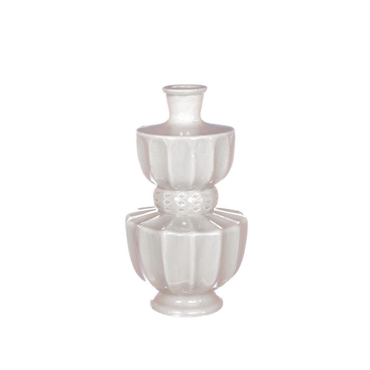 Ideas 4 seasons vaas bellagio crème ø11xh20cm