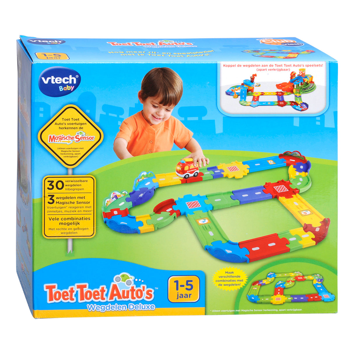 Vtech toet toet auto´s wegdelen de luxe