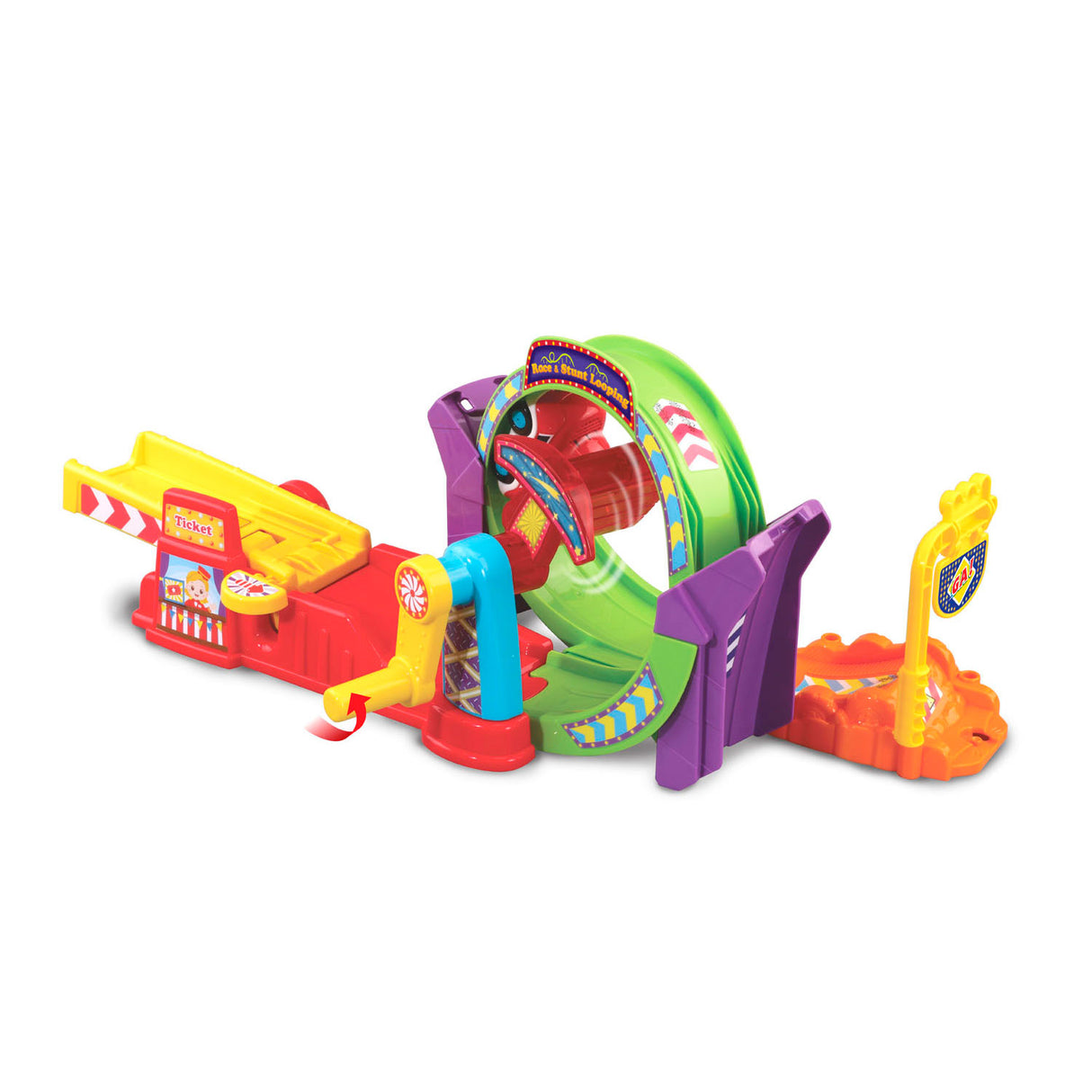 Vtech toet toet auto's race stunt looping - cadeau - educatief babyspeelgoed - speelgoed 1 tot 5 jaar