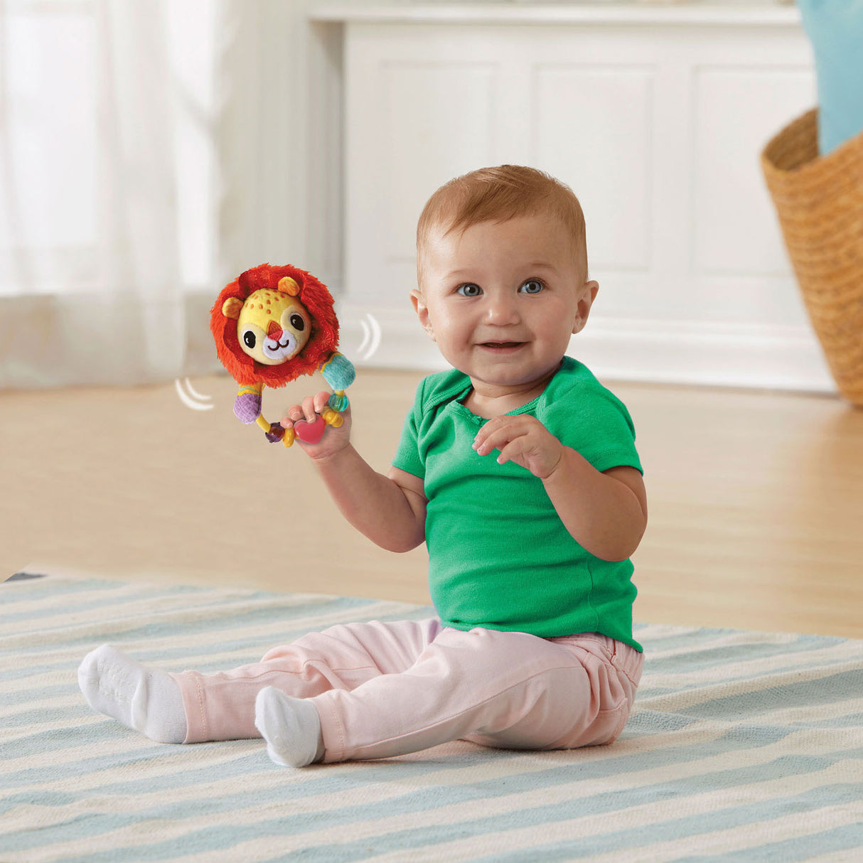 VTech Rammelaar Dierenvriendjes Leeuw 191 cm pluche rood