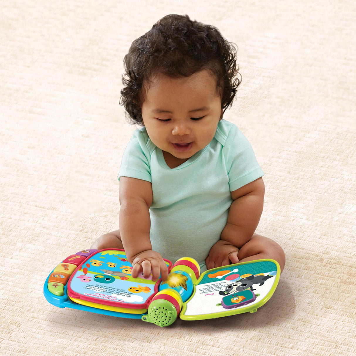 Vtech dierenvriendjes liedjesboek blauw