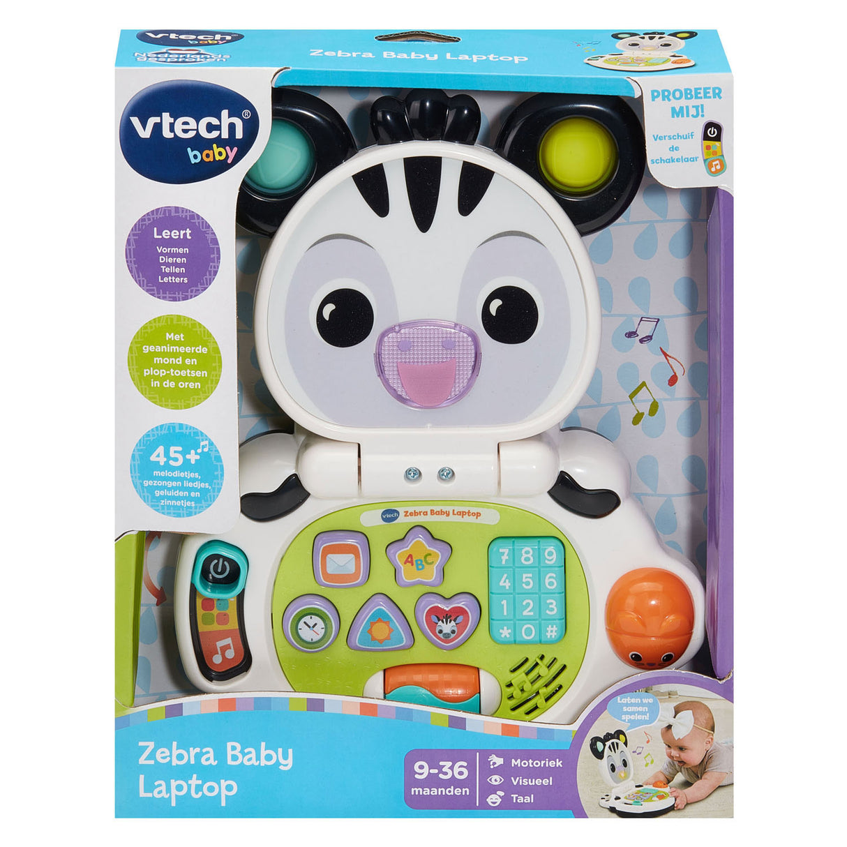Vtech zebra baby laptop