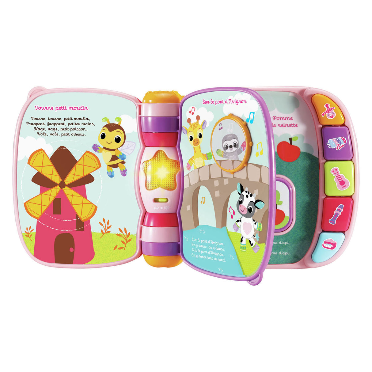 Vtech dierenvriendjes liedjesboek roze