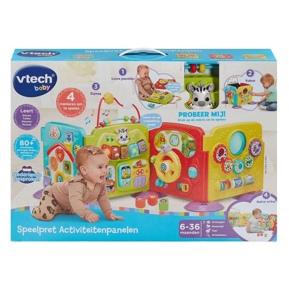 Vtech - speelpret activiteitenpanelen - educatief speelgoed