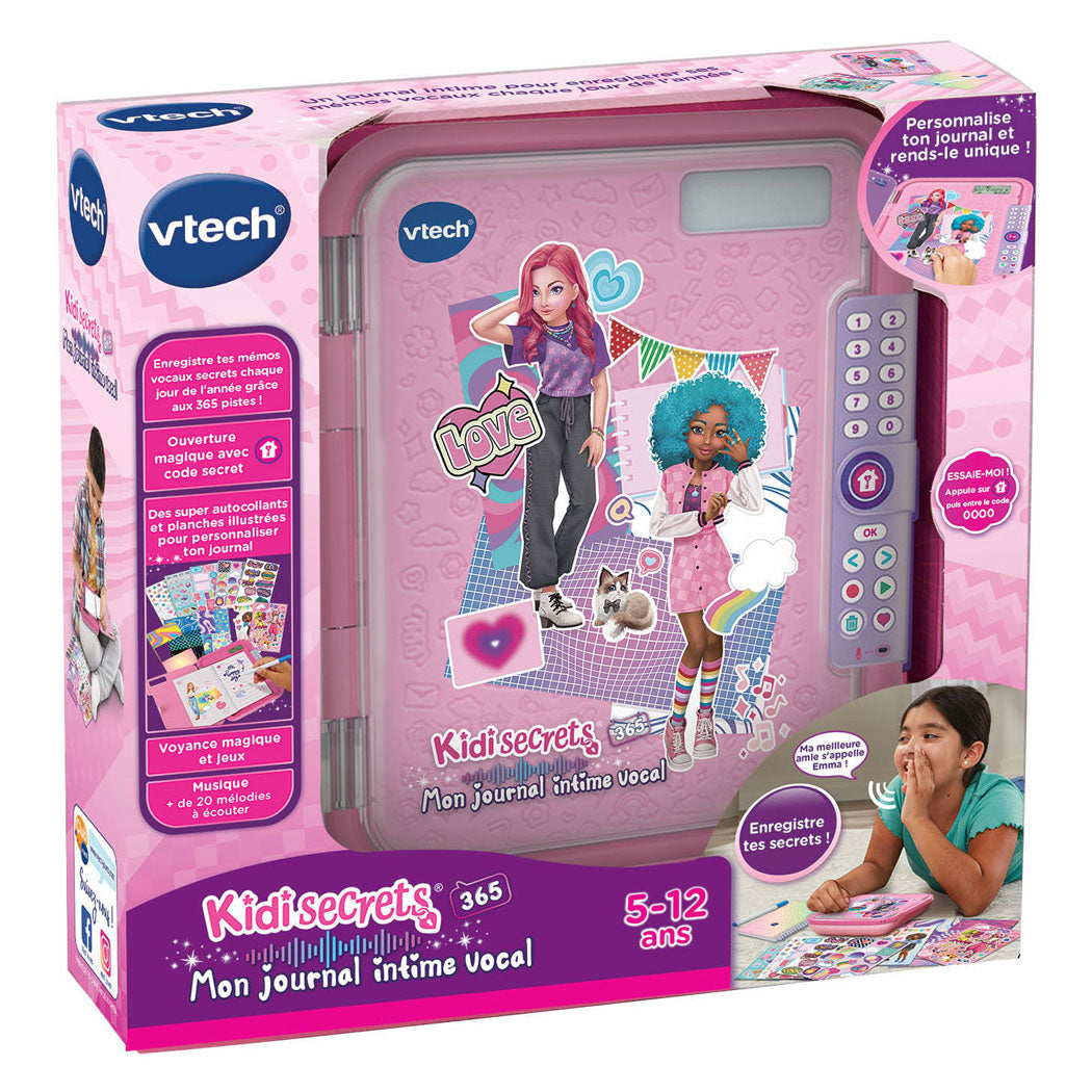 Vtech kidisecrets 365 mijn geheime dagboek - roze
