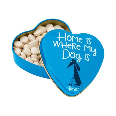 Sanal hartenblik home is where my dog is snoepjes