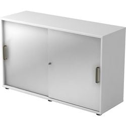 Bach schuifdeurkast hammerer v1752s w s sg zilver 1200 mm x 400 mm x 748 mm