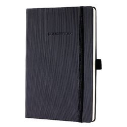 Sigel notitieboek - conceptum pure - a5 - zwart - hardcover - 194 pagina's - 80 grams - ruit - si-co121