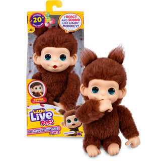 Little live pets my baby mini monkey brown cherri | 3 stuks