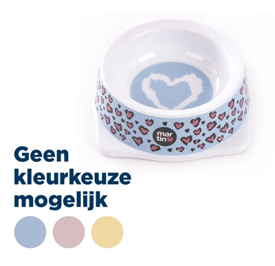Martin voerbak kat melamine assorti