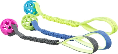 Trixie bungee tugger met bal assorti