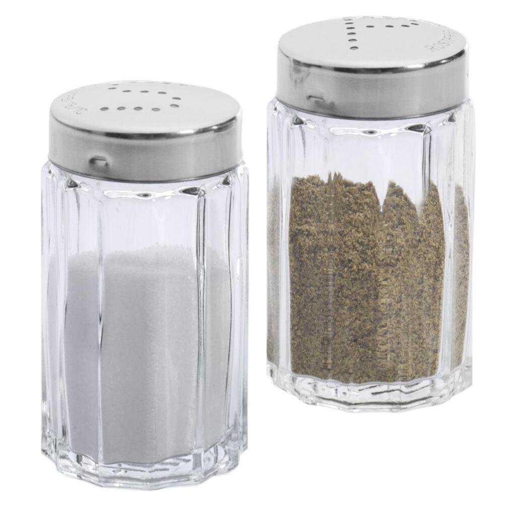 Westmark peper en zout set glas rvs