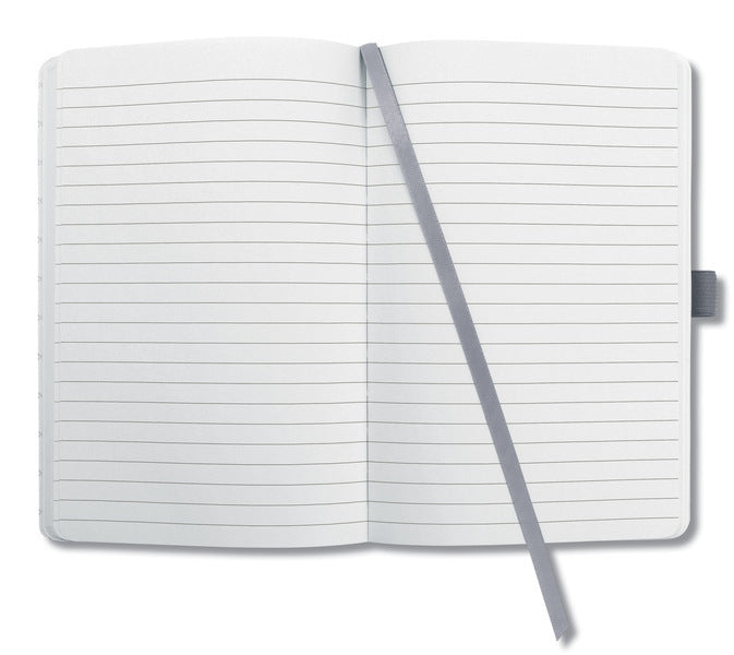 Sigel si-jn126 notitieboek jolie flair a6 hardcover gelinieerd gletsjer grijs 174 blz 80g
