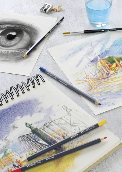 Faber-castell kleurpotloden aquarel - goldfaber - etui 36 stuks - fc-114636