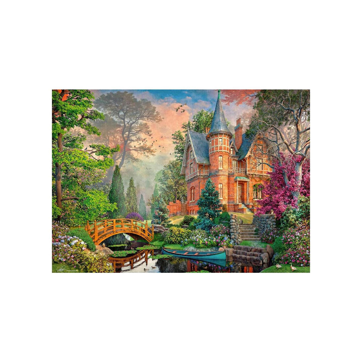 Ravensburger – terracotta mansion – legpuzzel – 1000 stukjes