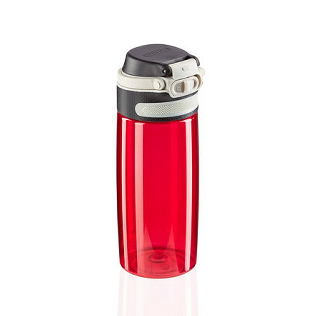 Leifheit 3263 flip tritan drinkfles 550 ml rood