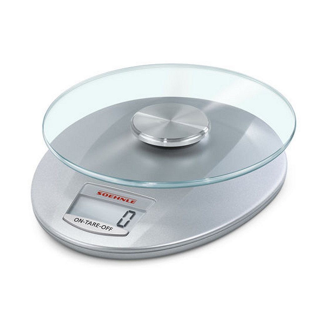 Soehnle keukenweegschaal roma - digitaal - 1 gram nauwkeurig - tot 5 kg - zilver