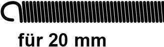 Kirchhoff inwendige buigveer, 20 mm, voor meerlaagse buis - 988914255