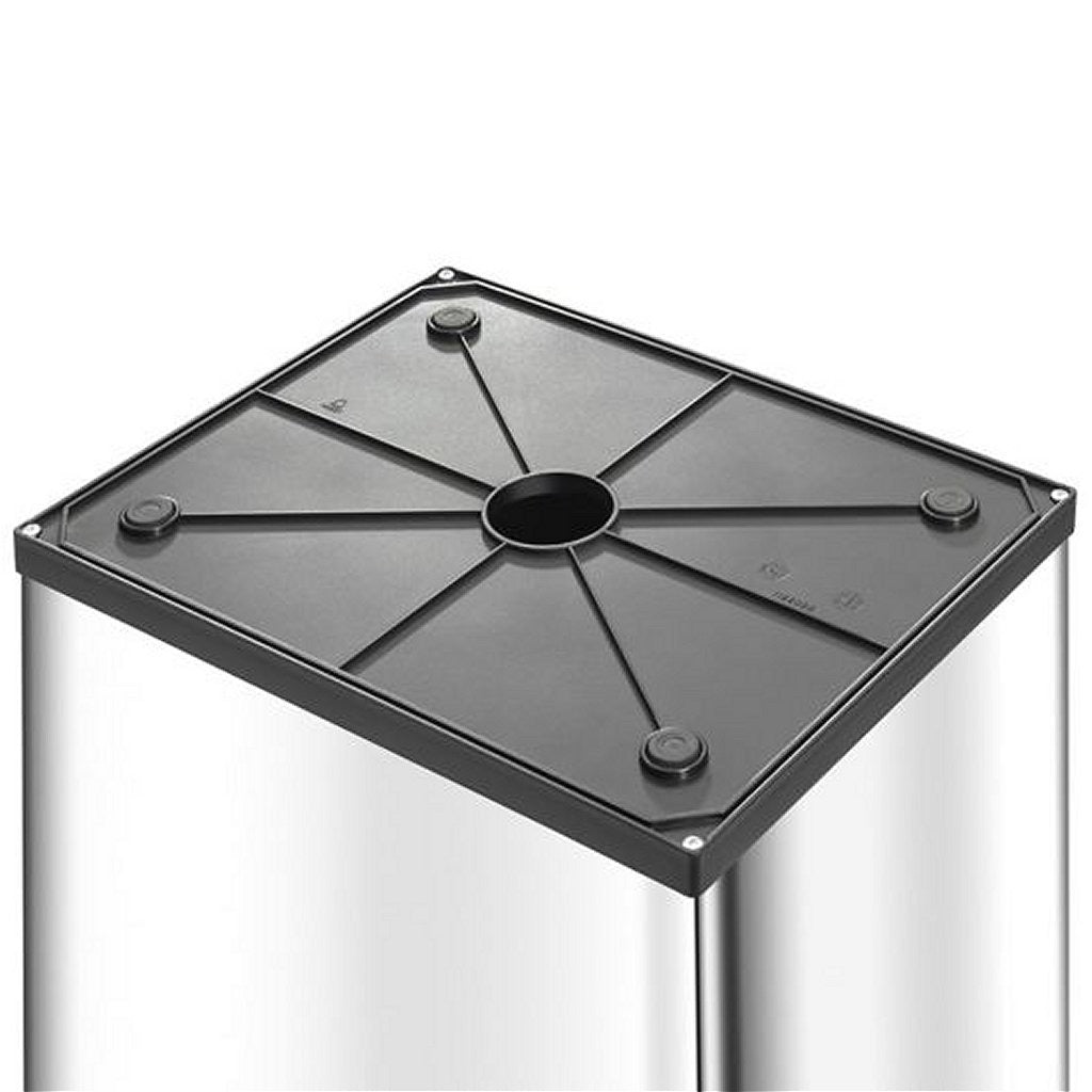 Hailo prullenbak 0840-111 zilver big-box swing l