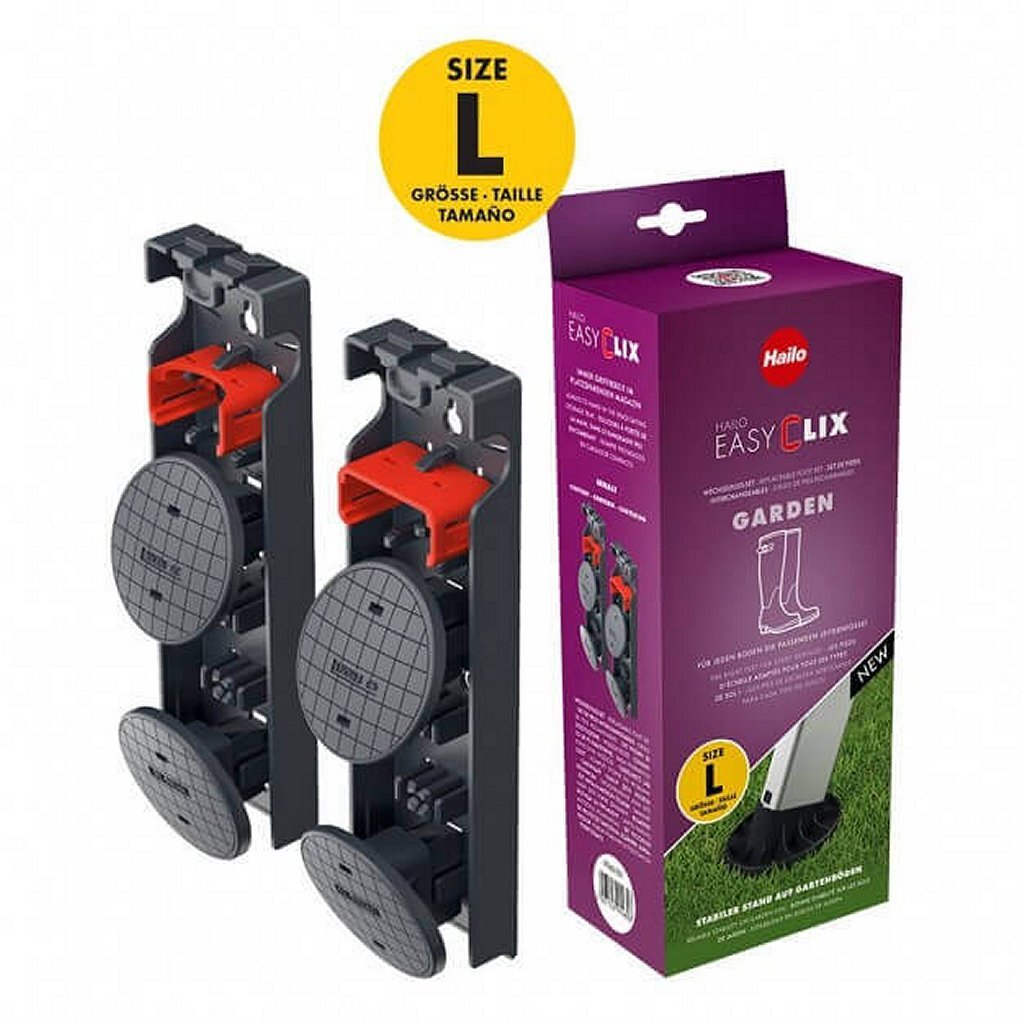 Hailo 9948-001 easyclix garden l verwisselbare voet