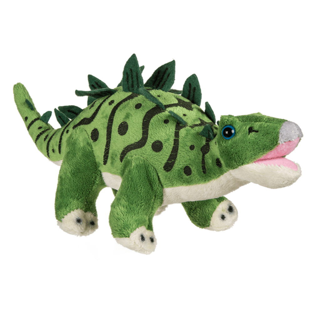 Pluche dinosaurus, ca. 31 cm. 4 assortie