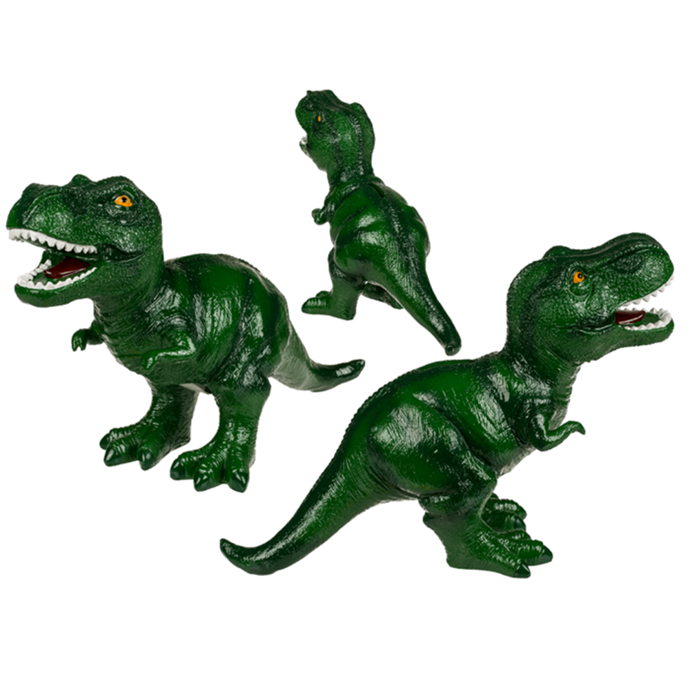 Spaarpot, groene dinosaurus, ca.22x32 cm